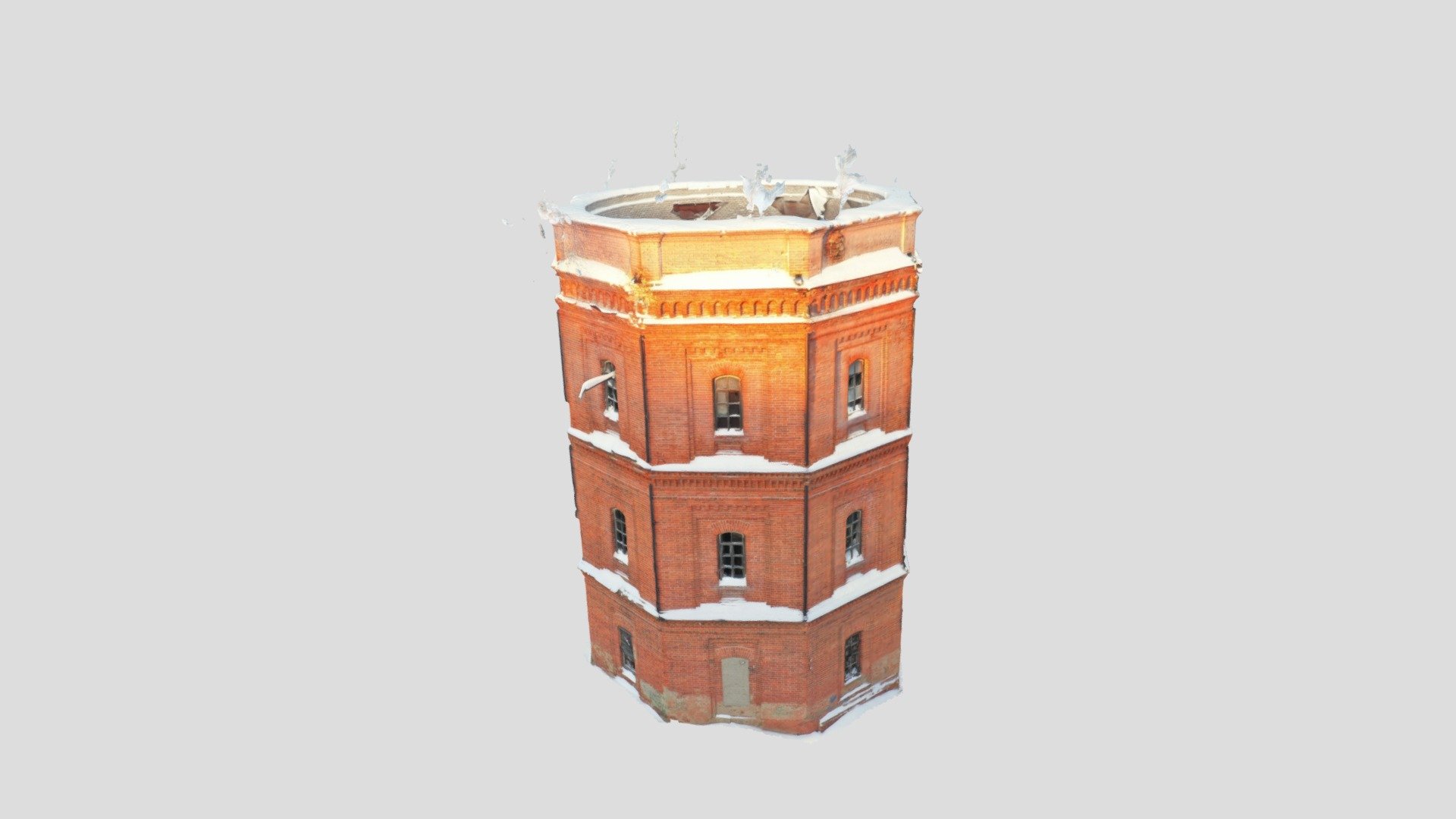 water tower — Sketchfab embed 3D viewer