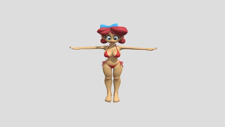 Scarlet skips bikini