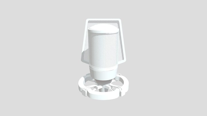 Gaming microphone 3d model 3D Model