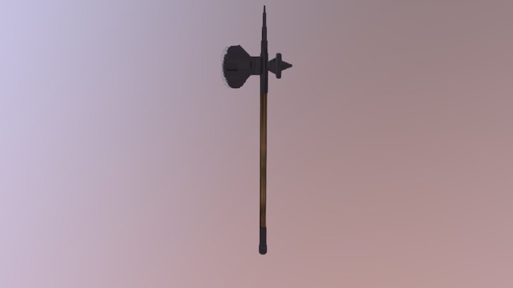 Thyra Halberd 3D Model