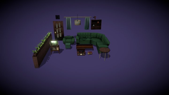 House of the future assets - Fallout 4 3D Model