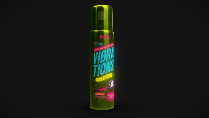 FREE 3D MODEL - Perfume Bottle Green 3D Model