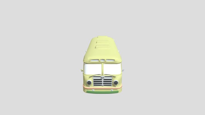 Frida Bus 3D Model