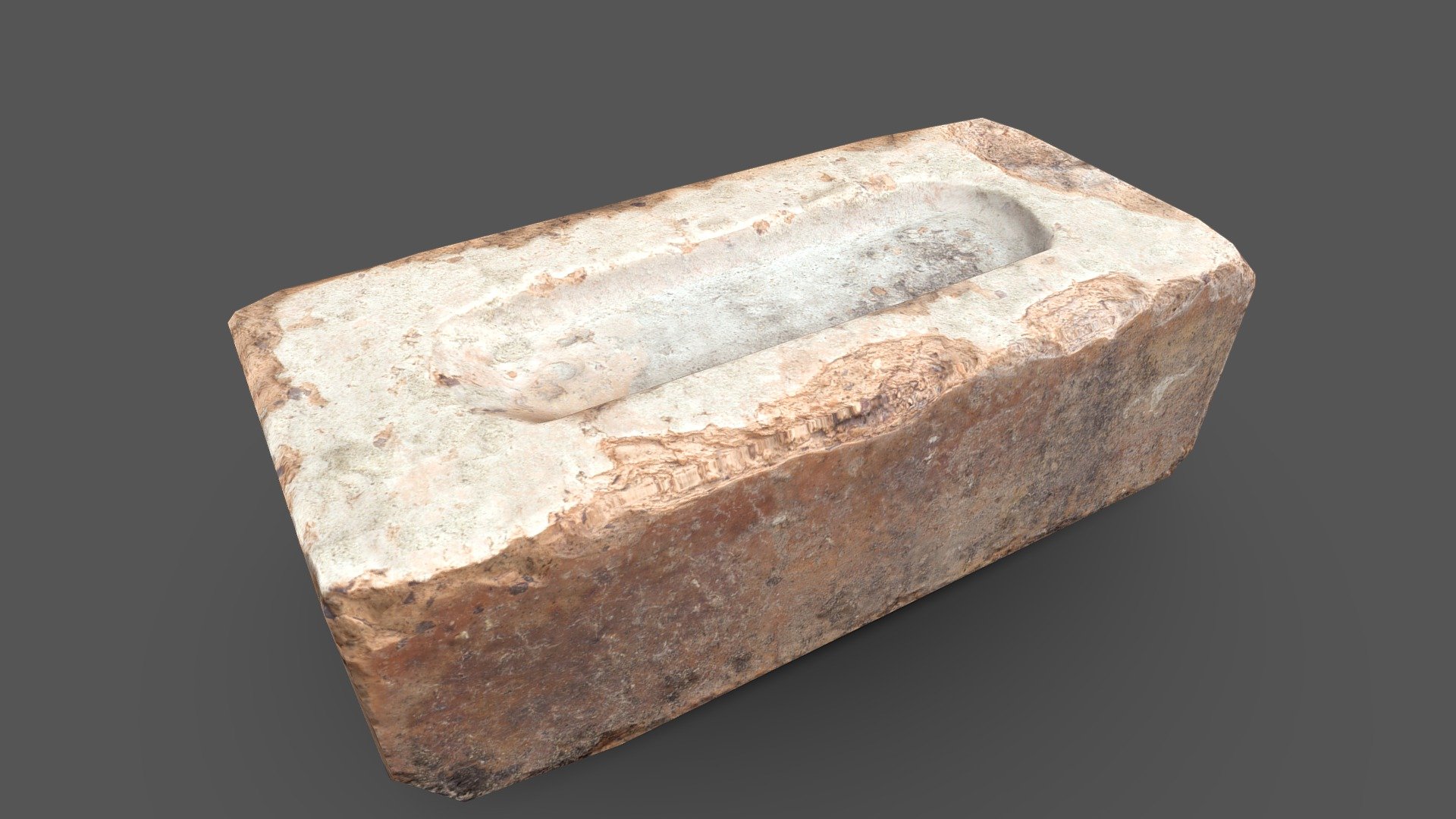 Brick - Weathered - Low Poly - (Photoscanned)