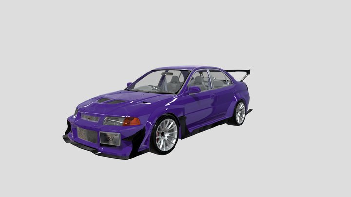 Mitsubishi Lancer Evolution VI Varis 3D Model