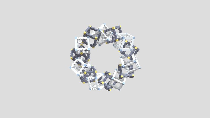 Wiggly ring 3D Model