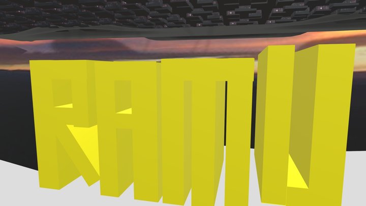 Ramu Films Logo 2017 Remake (not mine) 3D Model