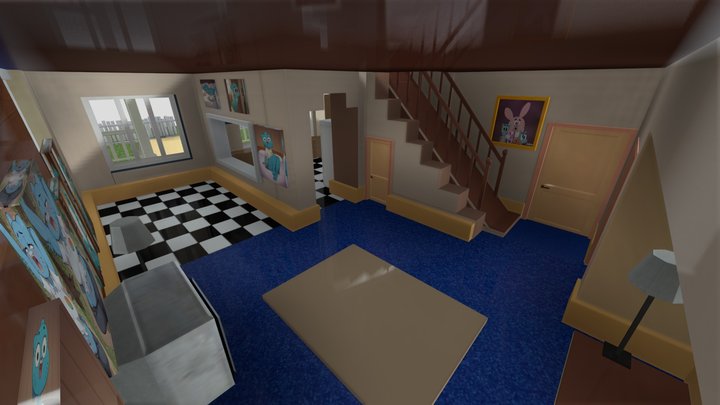 Watterson House Smaller 3D Model