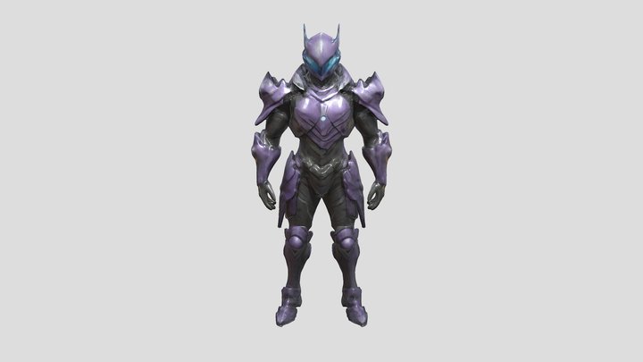 Purple Armored Warrior