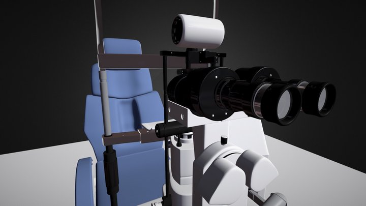 Ophthalmology Equipment 3D Model