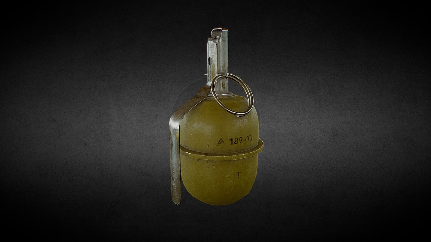 Fragmentation grenade RGD-5 - 3D model by ghosty3d [dbb7d2d] - Sketchfab