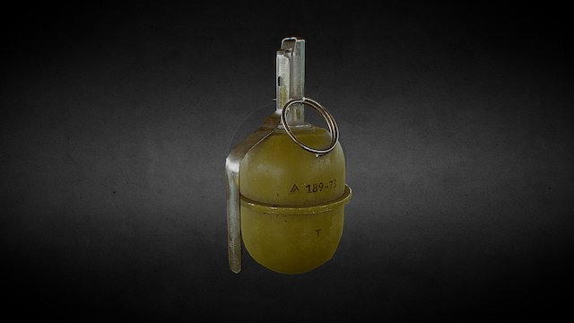Fragmentation grenade RGD-5 3D Model