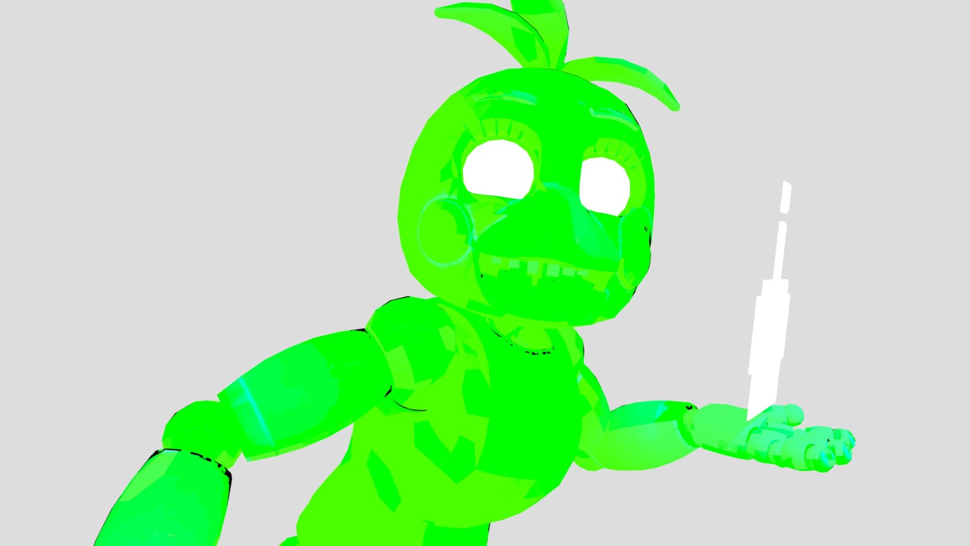 Radioactive Highscore Toy Chica - Download Free 3D model by OrangeSauceu  [dbb8107] - Sketchfab