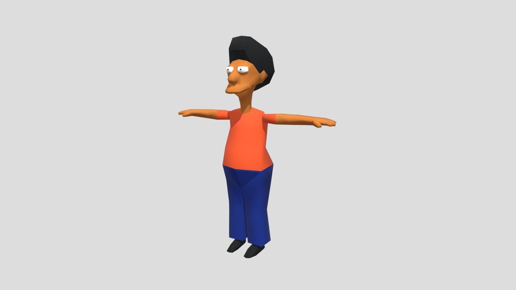 Pedestrian NPC Male 1 - The Simpsons: Hit & Run