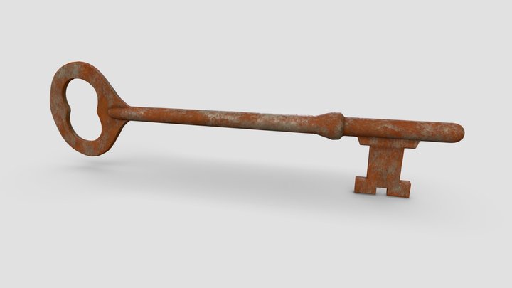 Rust key 3D Model