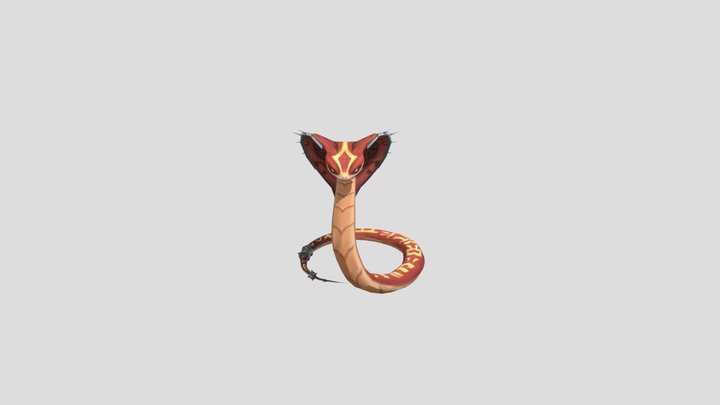 King Cobra 3D Model