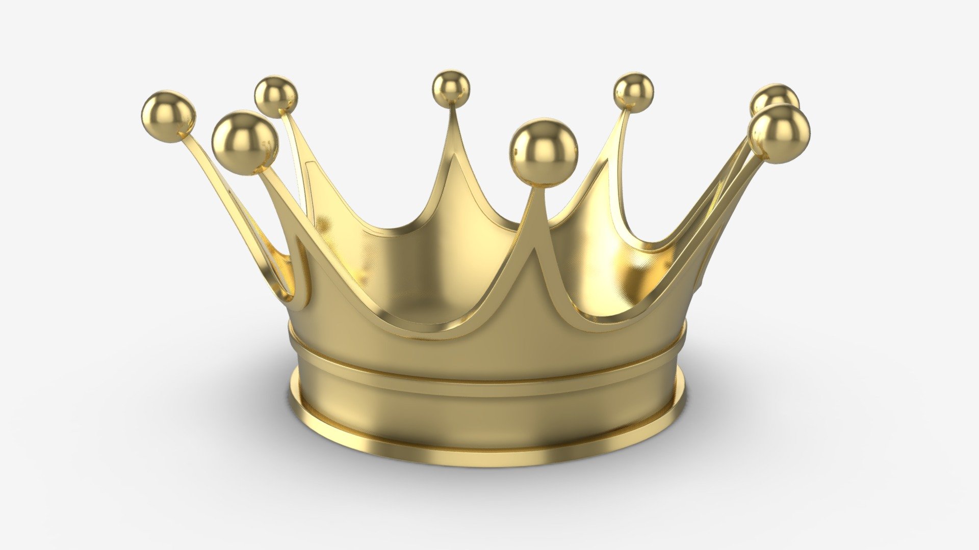 Royal coronation gold crown 02 — Sketchfab embed 3D viewer