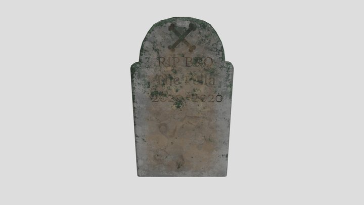 Lecture 11 gravestone 3D Model