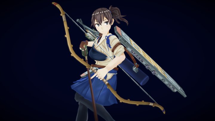 Kantai Collection-KAGA 3D Model