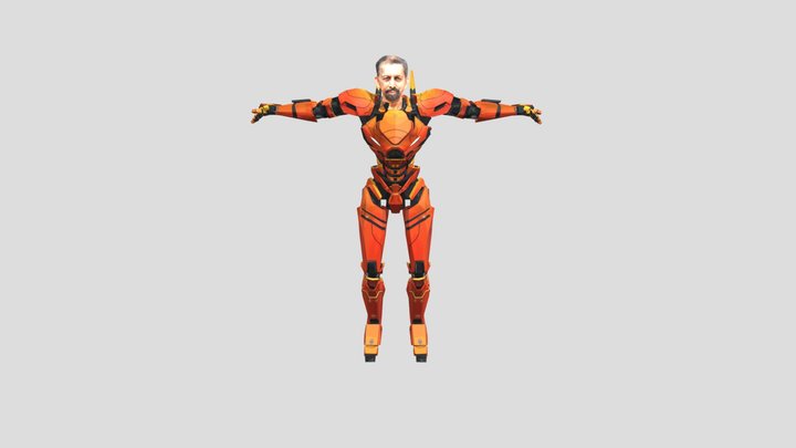 T-Pose 3D Model