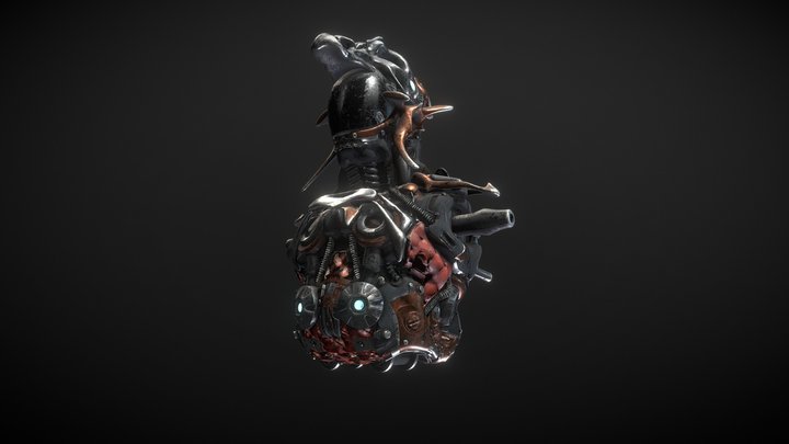 MECHANIZAM // Bonez I [Colour-Variant 2] 3D Model