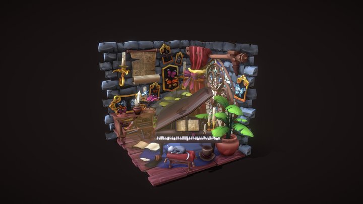 DAE Crib - Symphony of Wings 3D Model