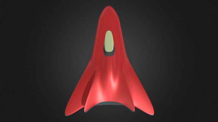 Red Arrow 2 - Further Spaceplane Geometry Work 3D Model