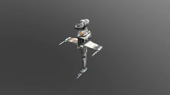 B- Wing 3D Model