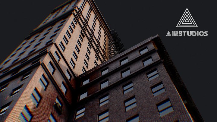 Low Poly - New York Building 3D Model