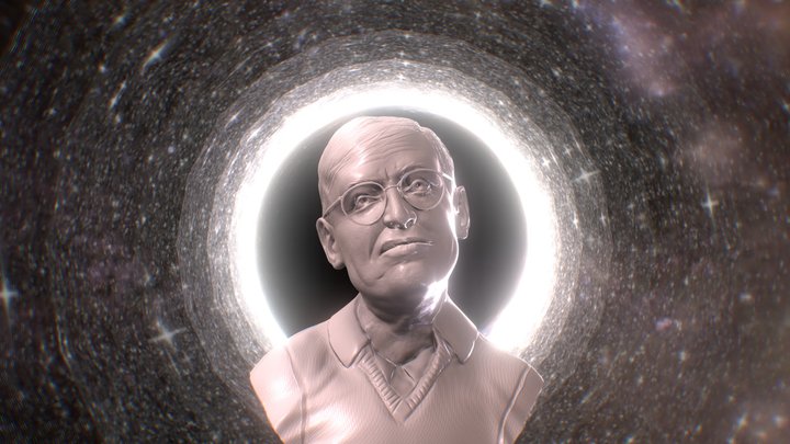 Stephen hawking Tribute 3D Model