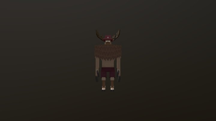 Chopper monster point - minecraft model 3D Model