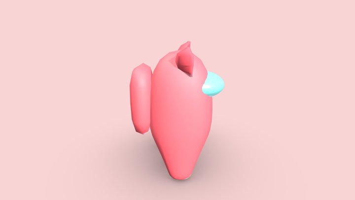 neko-gus amongus charachter 3D Model