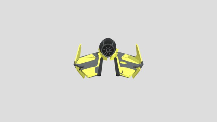 Jedi Star Fighter – Gratis 3D-model STL