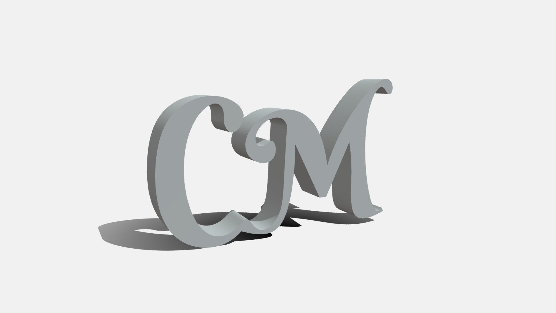 logo CM v3 - 3D model by monclic [dbc4e8b] - Sketchfab