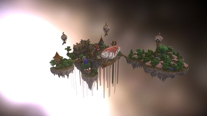 Mineraze Server Spawn 3D Model