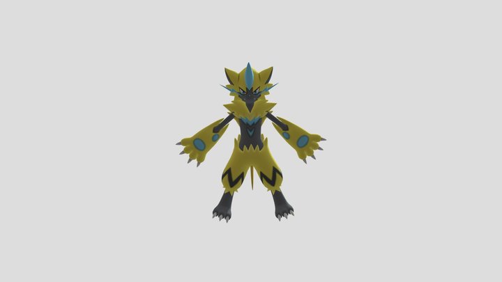 Zeraora 3D Model