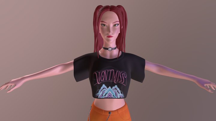 Mira from KPop Demon Hunters 3D Model