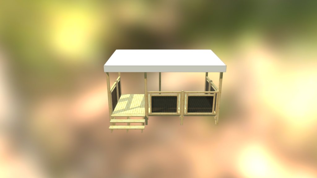 Terrasse couverte 4,50x2,60m