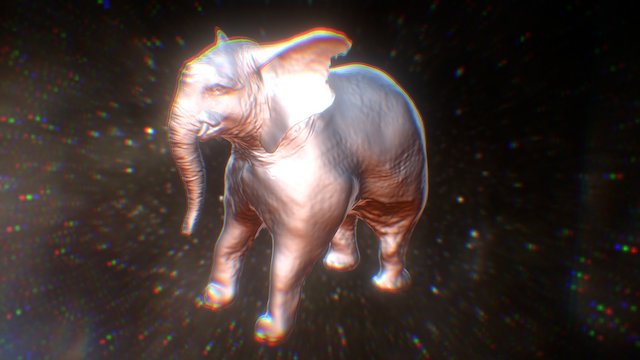 Elephant Practice 3D Model