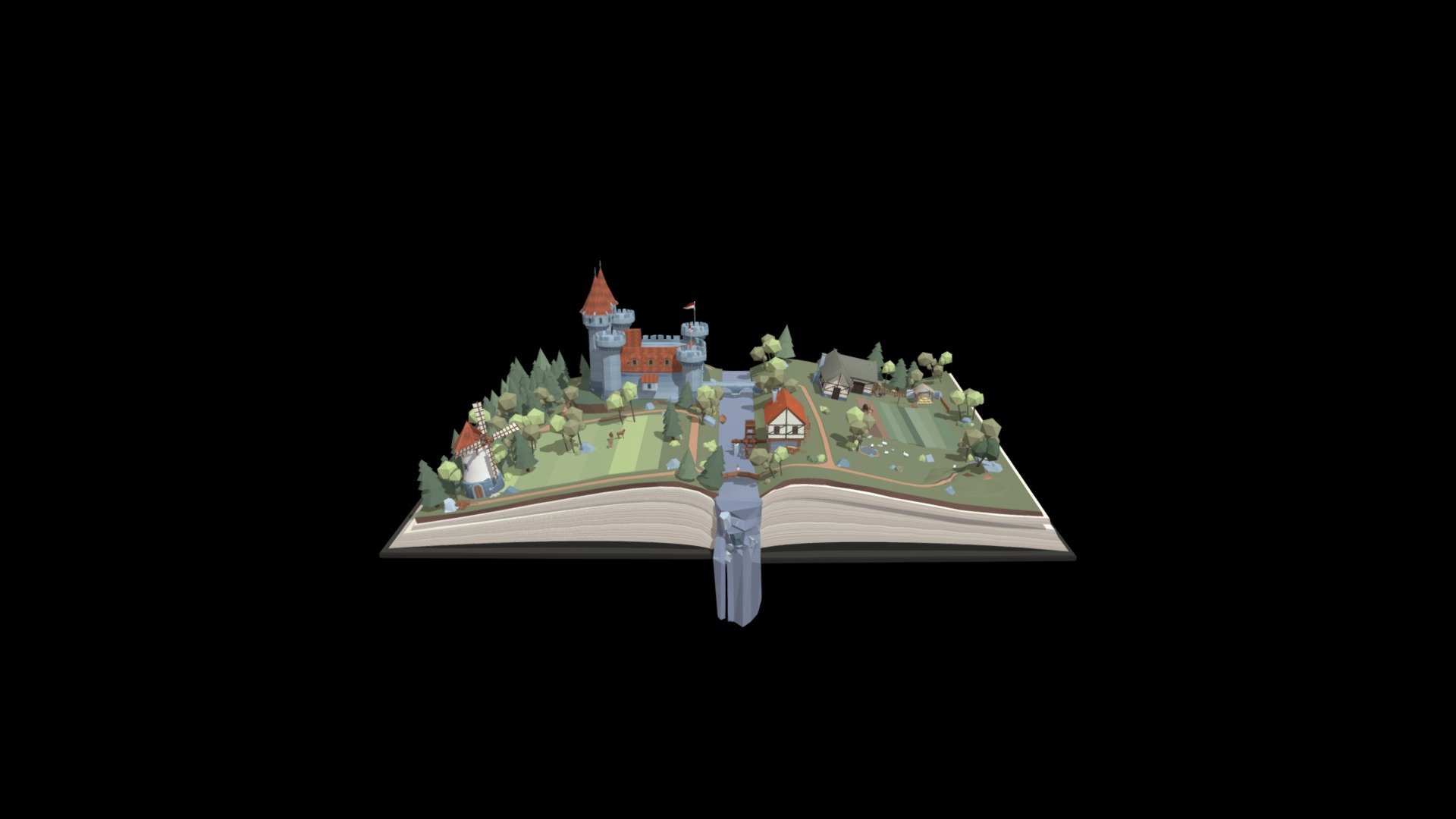 medieval_fantasy_book - 3D model by Giumin11 [dbc7340] - Sketchfab