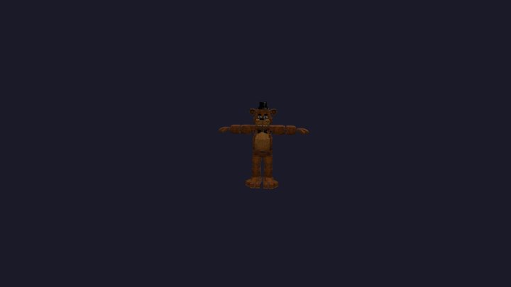 Freddy Fazbear Fnaf for Minecraft 3D Model