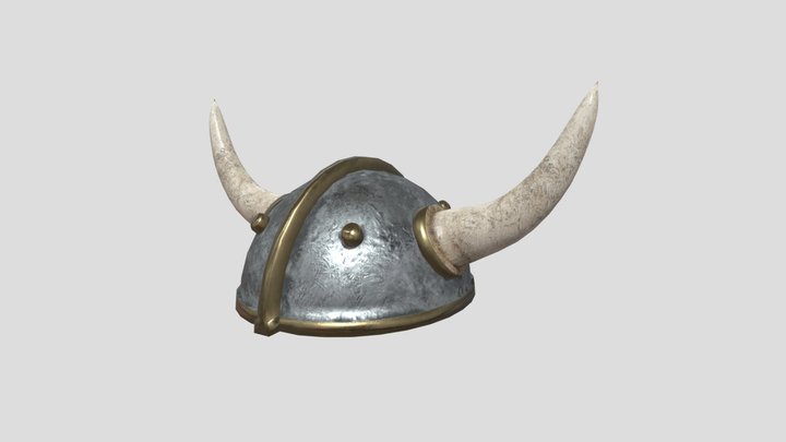 Viking Helmet 3D Model