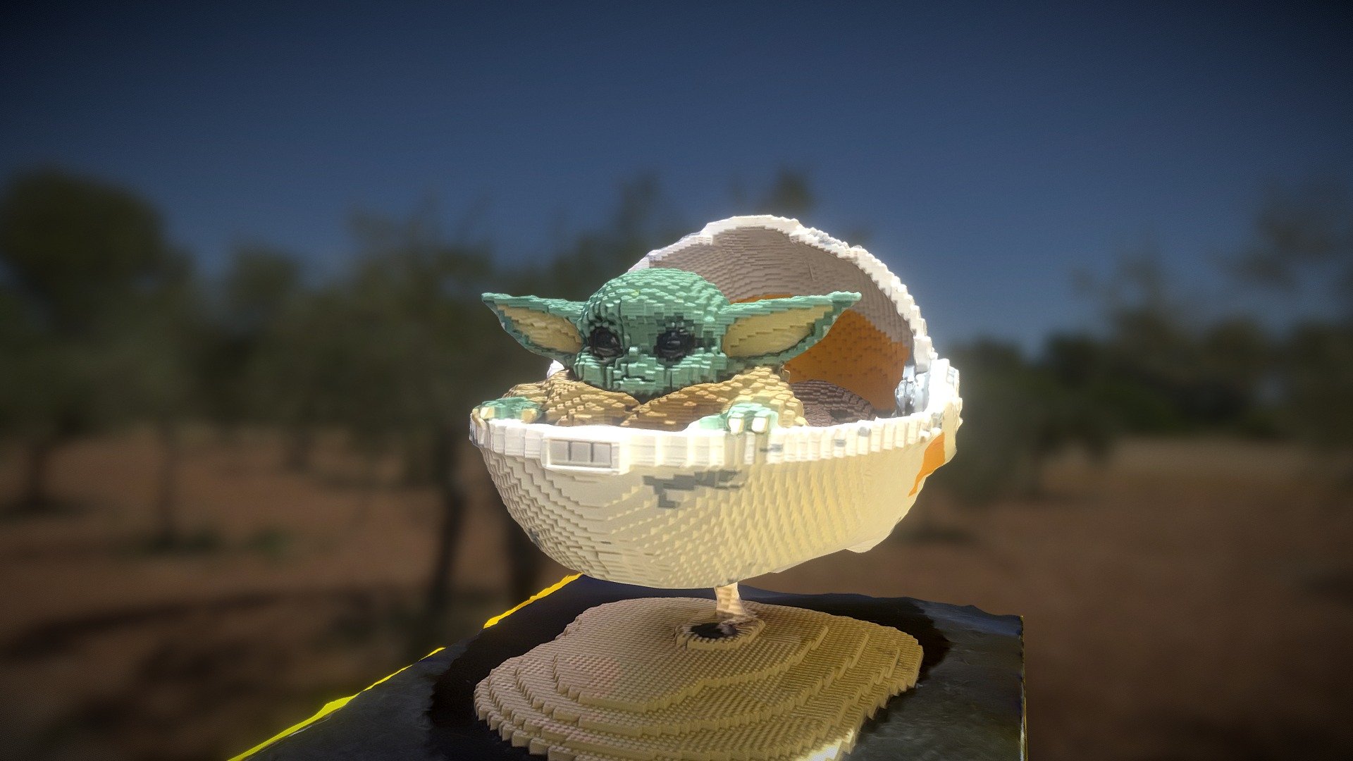 Baby Yoda Lego Download Free 3D model by dronepros [dbc8b8c] Sketchfab