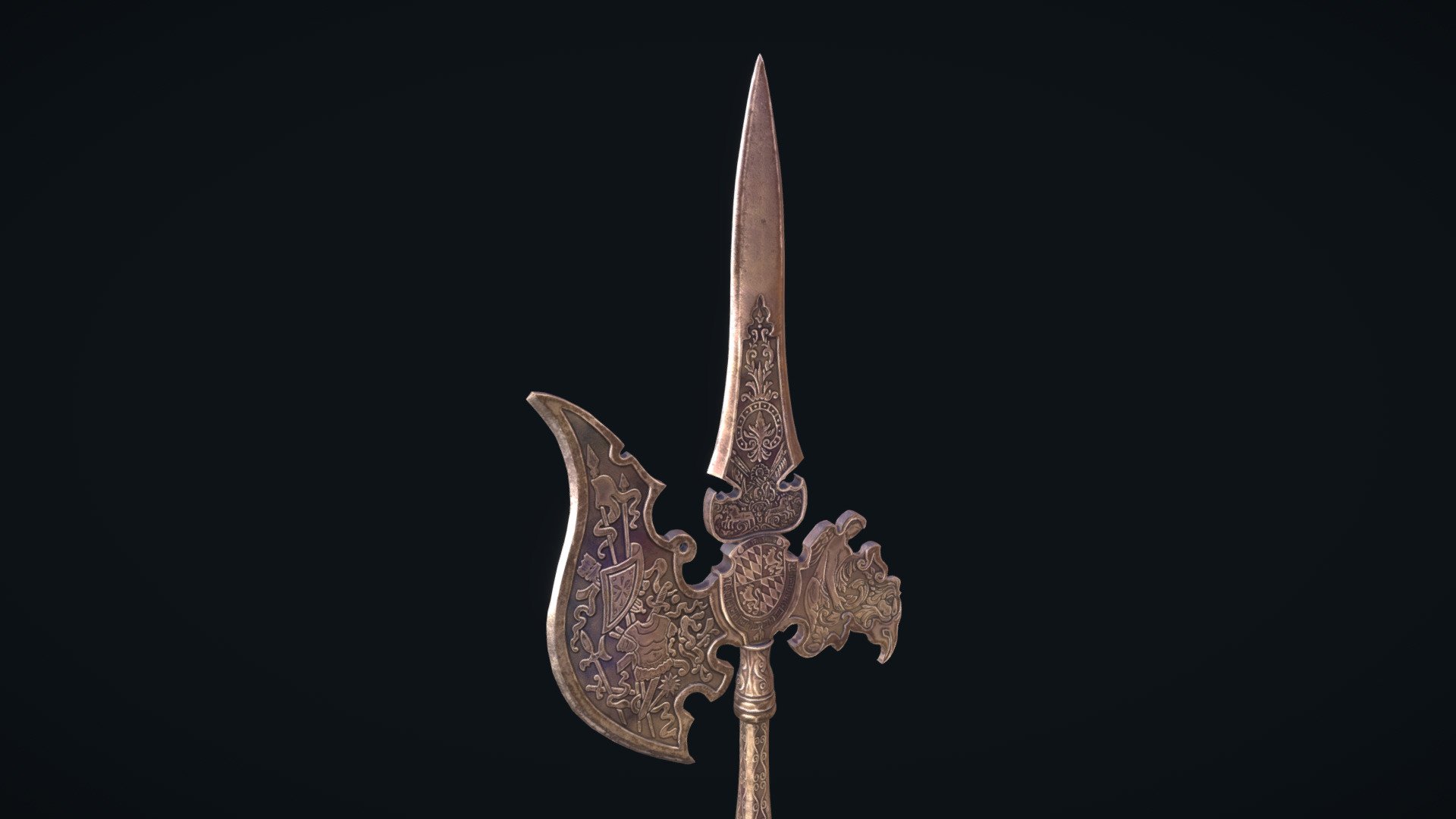 HalberdTexture - 3D model by willow.campbell [dbc8fd8] - Sketchfab