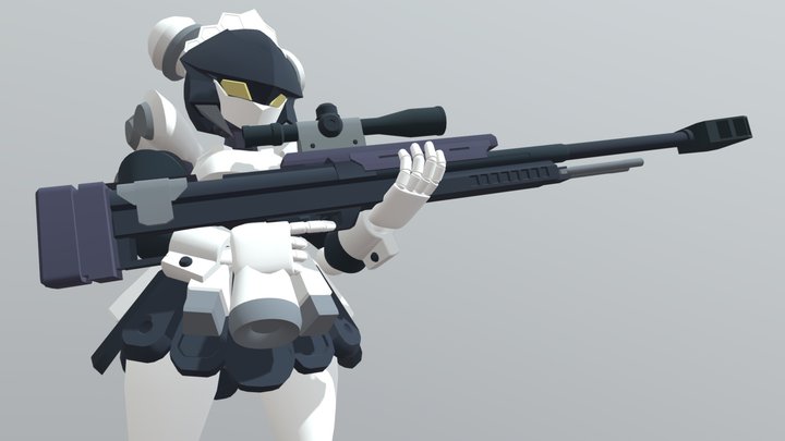 Black Ribbon (Yuki Custom) 3D Model