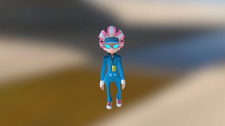 the granny walk 3D Model
