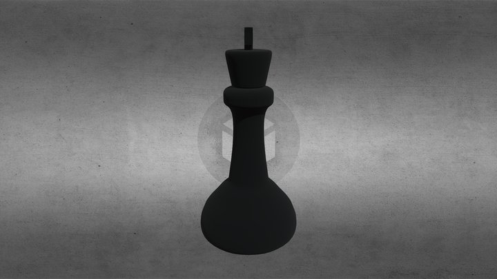 Chess King 3D Model