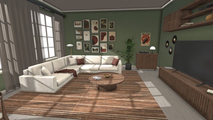 Modern Retro Apartment