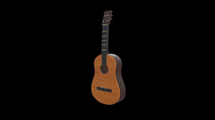 Guitar 3D Model