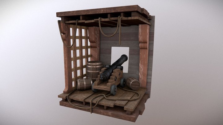 Cannon 3D Model